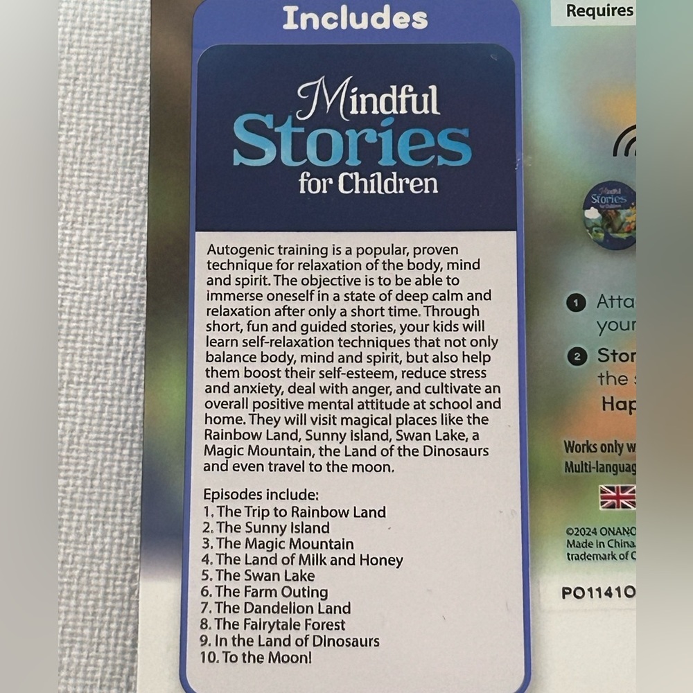 StoryShield 10 Mindful Stories for Children Compatible w/ StoryPhones & Wi-Fi - Picture 5 of 10
